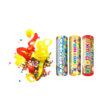 Набор ( 3конф.+3серп.) Набор хлопушек купить в Ярославле | yaroslavl.salutsklad.ru