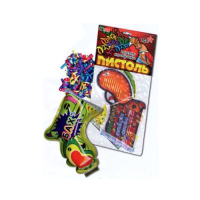 Пистоль Надувная хлопушка купить в Ярославле | yaroslavl.salutsklad.ru