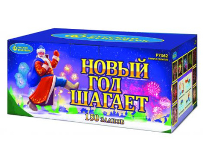 Новый год шагает Фейерверк купить в Ярославле | yaroslavl.salutsklad.ru